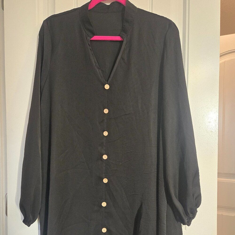 Black dress by Shein size L, new and unused